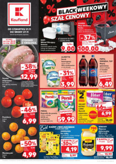 Pogląd gazetki "Black Friday" ze sklepu Kaufland ważnej od 21.11.2024