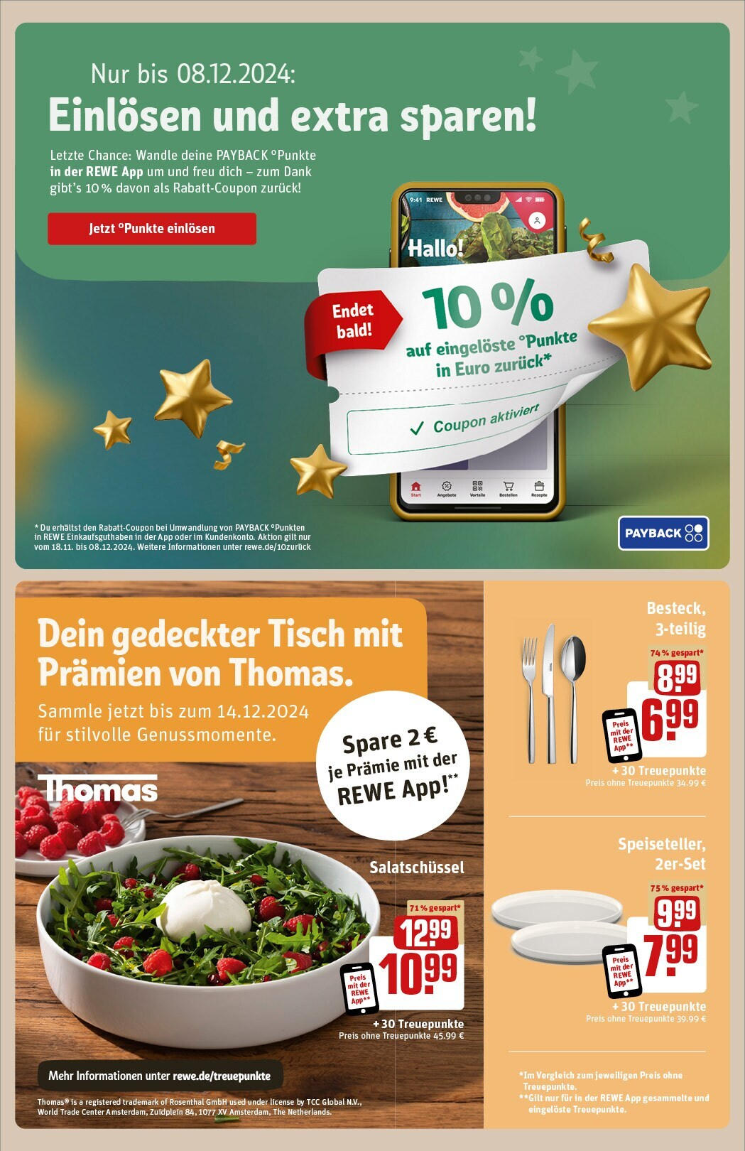 Rewe - Rewe: Wochenangebote (ab 24.11.2024) zum Blättern » Angebote | Seite: 27 | Produkte: Tisch