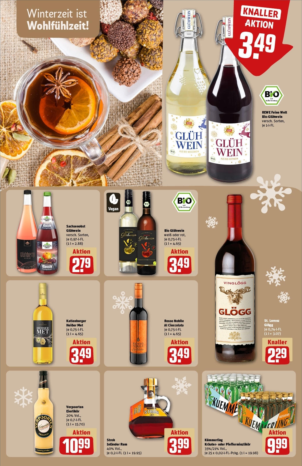 Rewe - Rewe: Wochenangebote (ab 24.11.2024) zum Blättern » Angebote | Seite: 19 | Produkte: Rum, Obst, Wein