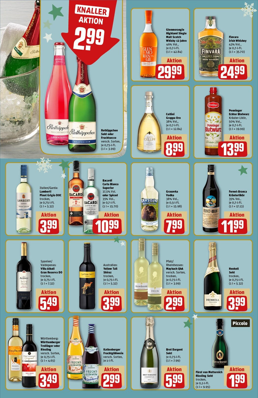 Rewe - Rewe: Wochenangebote (ab 24.11.2024) zum Blättern » Angebote | Seite: 20 | Produkte: Bacardi, Furst von metternich, Äpfel, Vodka