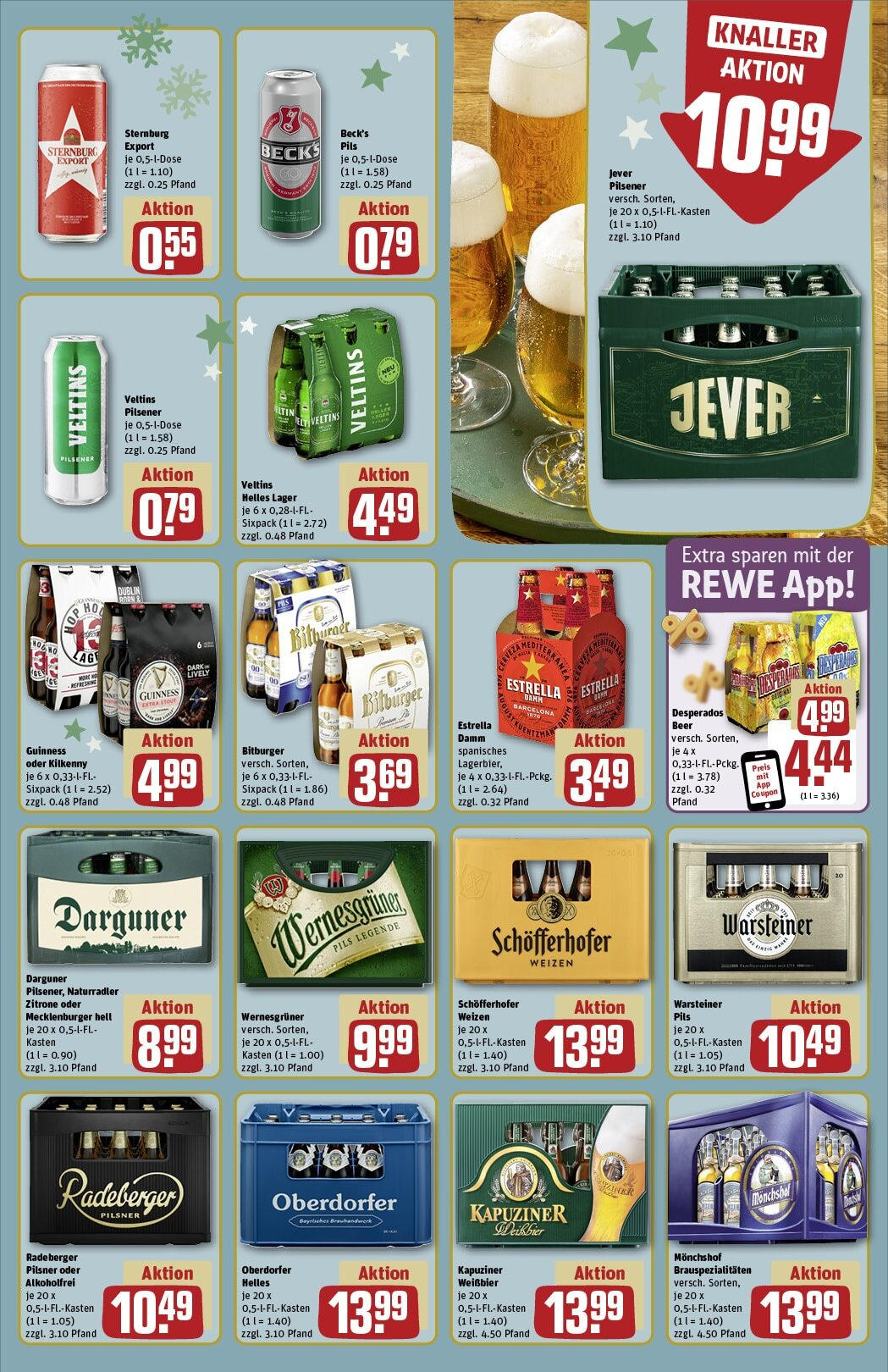 Rewe - Goldberg, Plauer Chaussee 7  (ab 25.11.2024) zum Blättern » Angebote | Seite: 17 | Produkte: Pils, Warsteiner, Zitrone, Radeberger pilsner