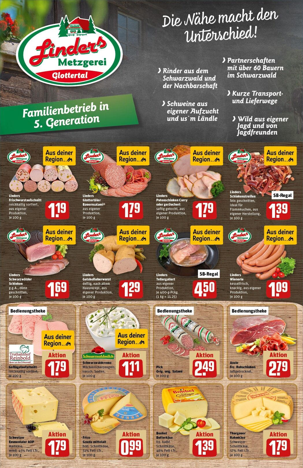 Rewe - Rewe: Wochenangebote (ab 24.11.2024) zum Blättern » Angebote | Seite: 8 | Produkte: Gouda, Salami, Schinken