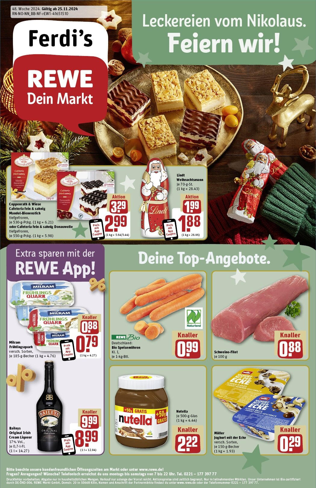 REWE Prospekt ab 25.11.2024 nächste Woche - Dahlenburg, Dannenberger Landstraße 2