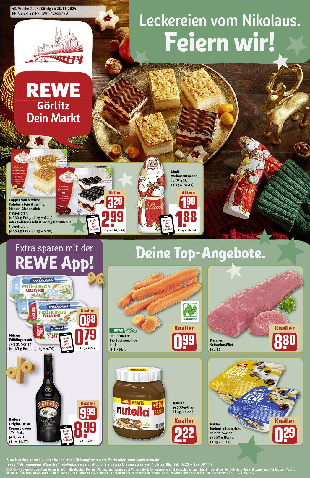 Rewe - Görlitz / Rauschwalde, Reichenbacher Str. 19  (ab 25.11.2024) zum Blättern » Angebote | Seite: 1