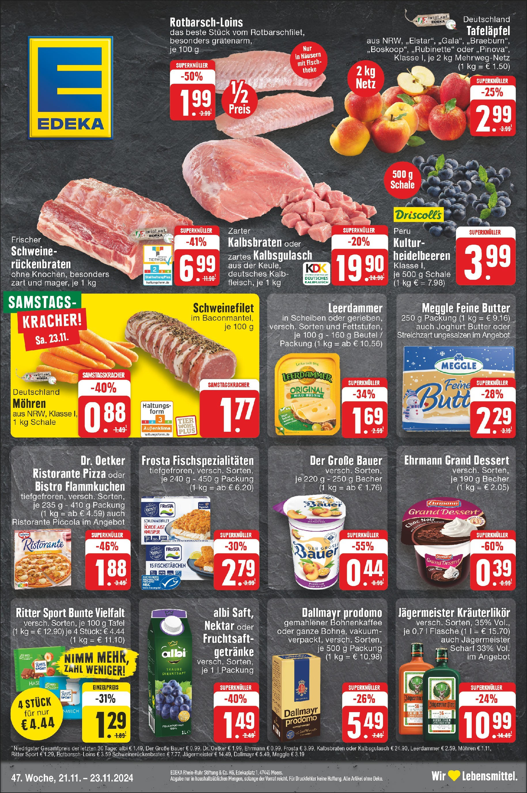 EDEKA Prospekt ab 20.11.2024 - E center: Wochenangebote Online