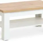 JYSK JYSK Măsuță cafea MARKSKEL 60x110 alb/stejar