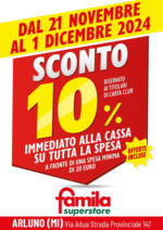 Famila Sconto 10% - al 01.12.2024