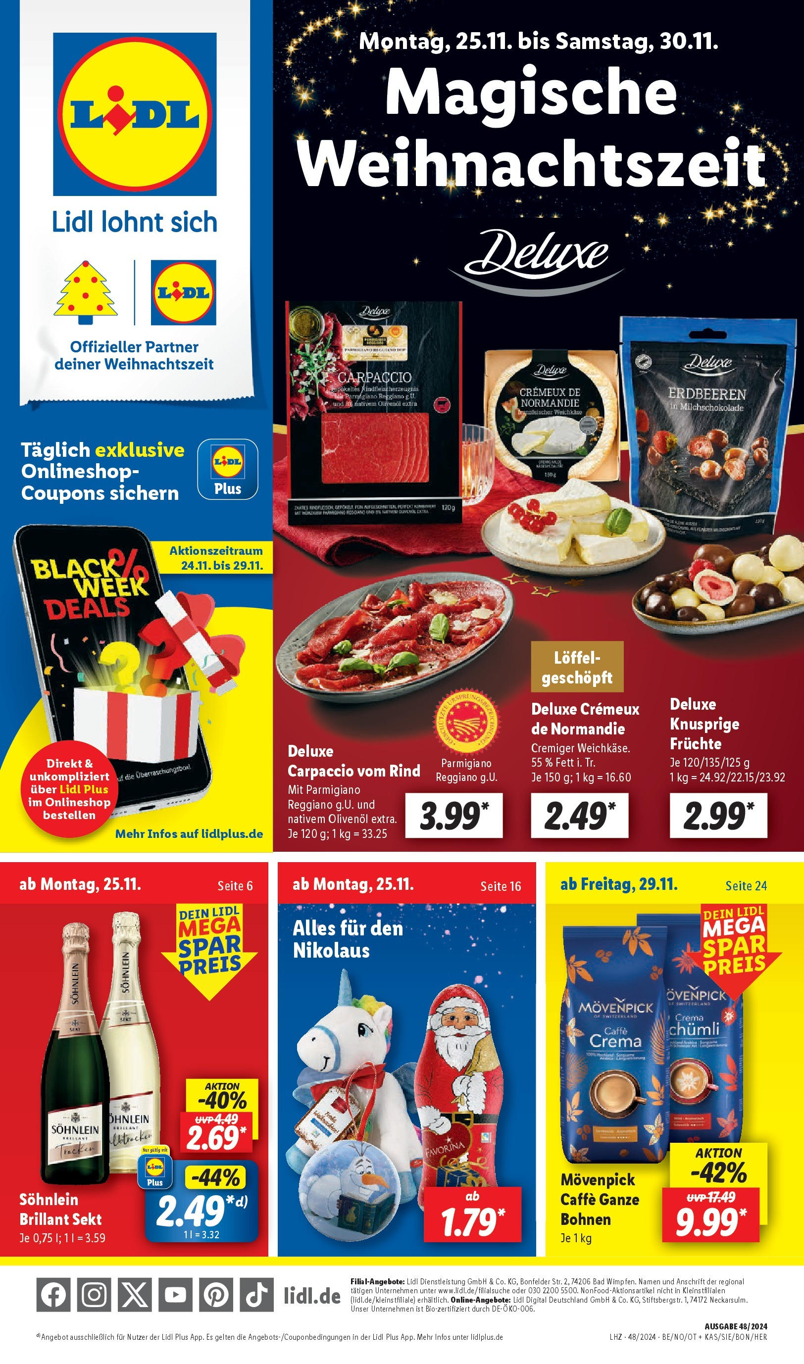 Lidl Prospekte gültig vom 25.11. bis 30.11. ᐉ Online Angebote der Woche