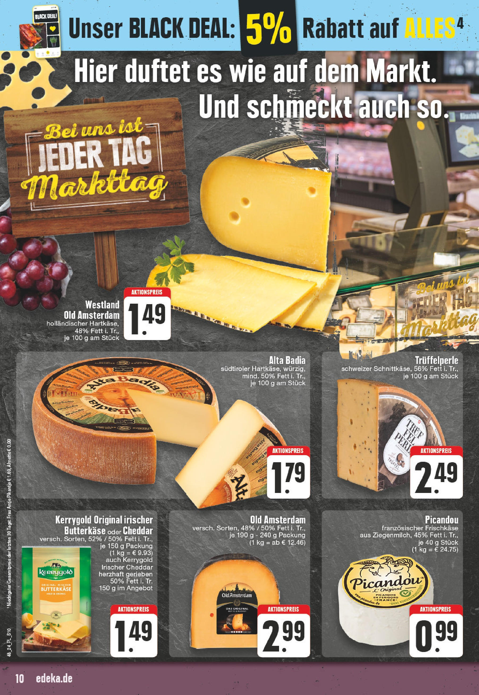 Edeka - EDEKA: Wochenangebote (ab 24.11.2024) » Angebote Online | Seite: 10 | Produkte: Almette, Frischkase