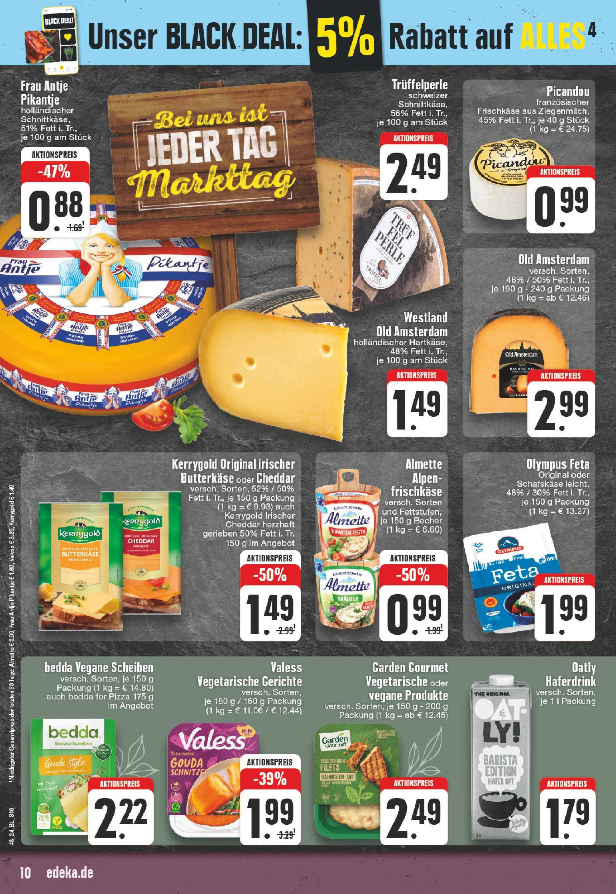 Edeka - EDEKA: Wochenangebote (ab 24.11.2024) » Angebote Online | Seite: 10 | Produkte: Almette, Schnitzel, Frischkase, Schafskase