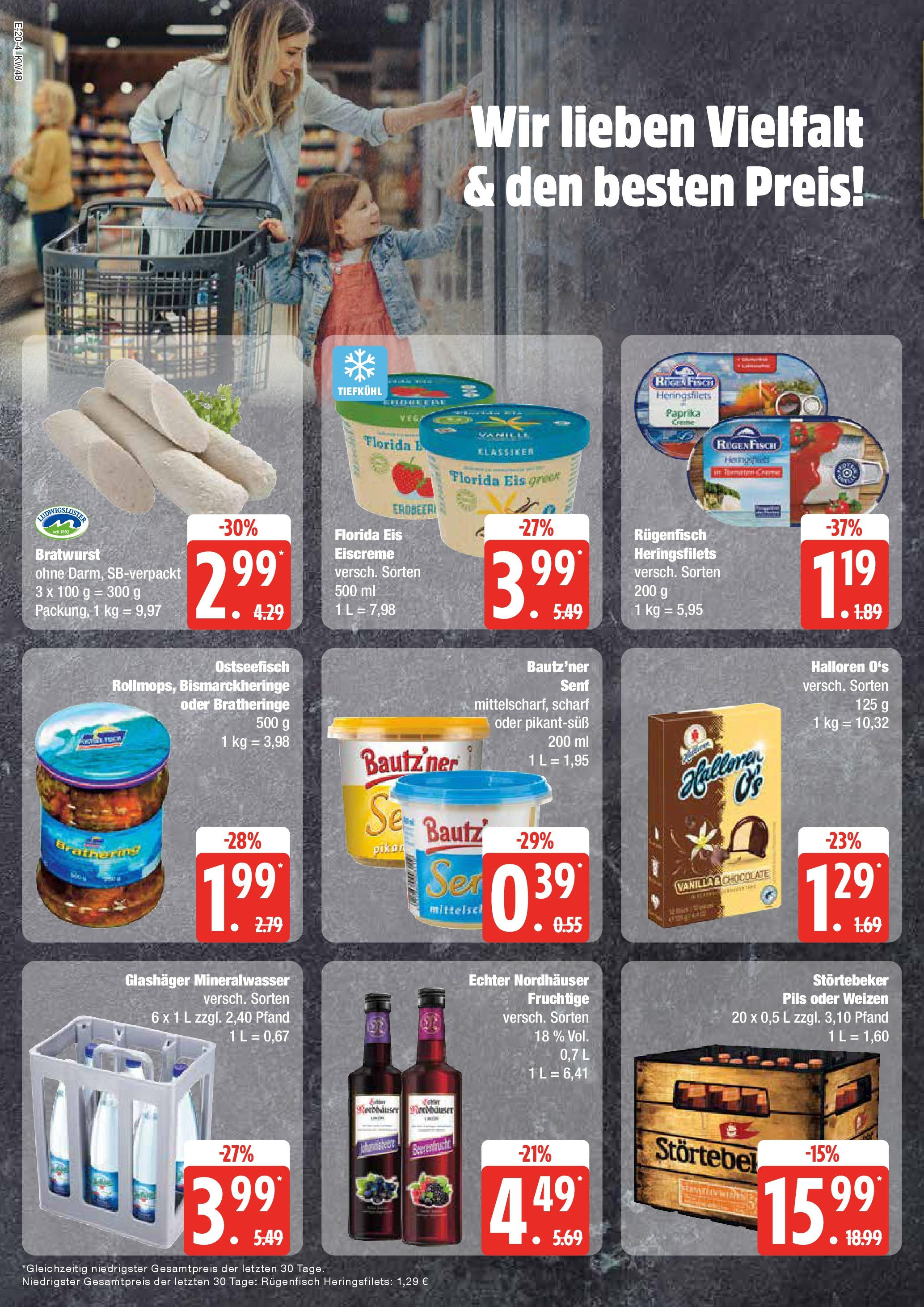 Marktkauf - Grevesmühlen, Klützer Straße 57  (ab 25.11.2024) » Angebote online | Seite: 20 | Produkte: Pils, Tomaten, Eiscreme, Paprika