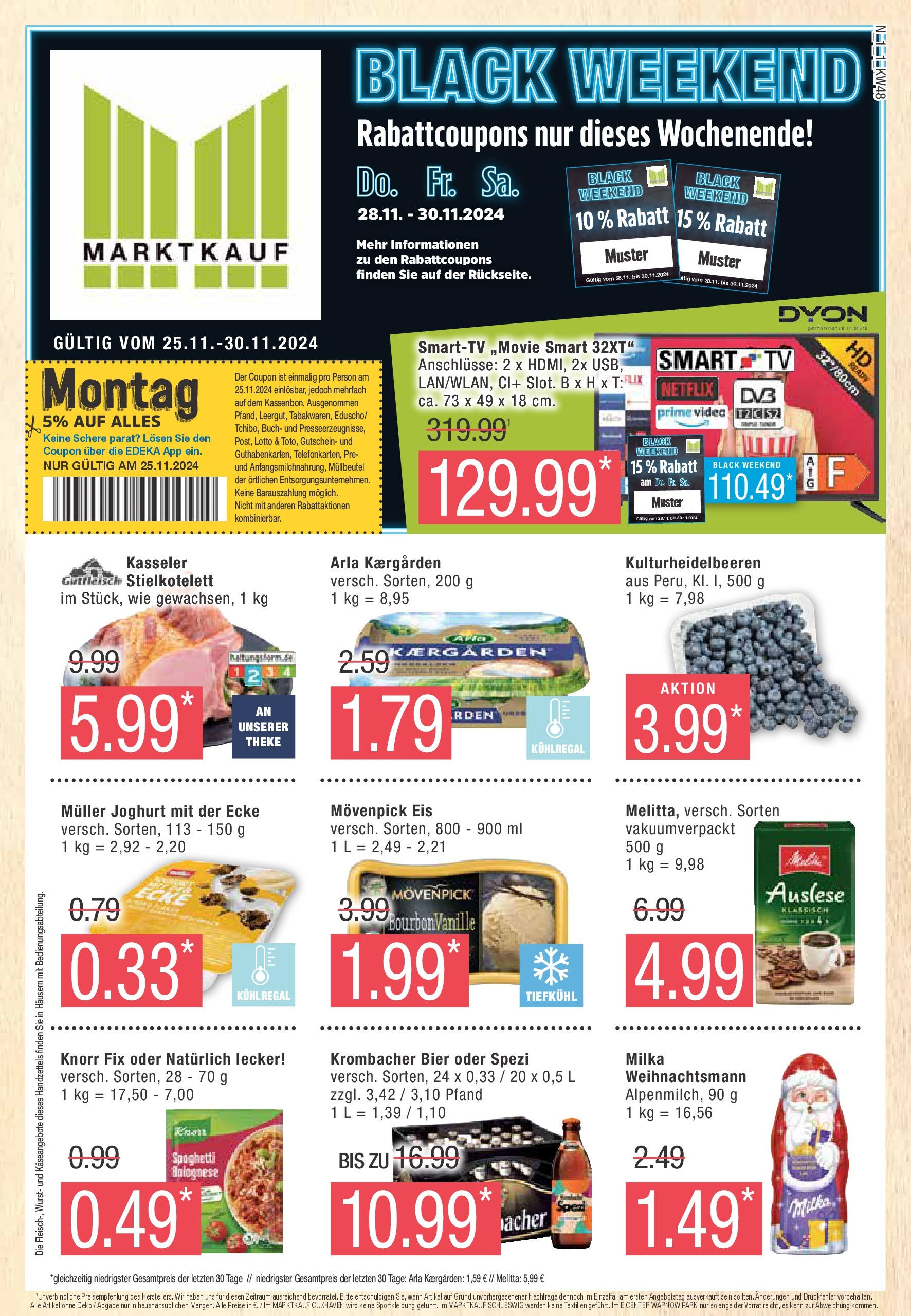 Marktkauf - Marktkauf: Wochenangebote (ab 24.11.2024) » Angebote online | Seite: 1