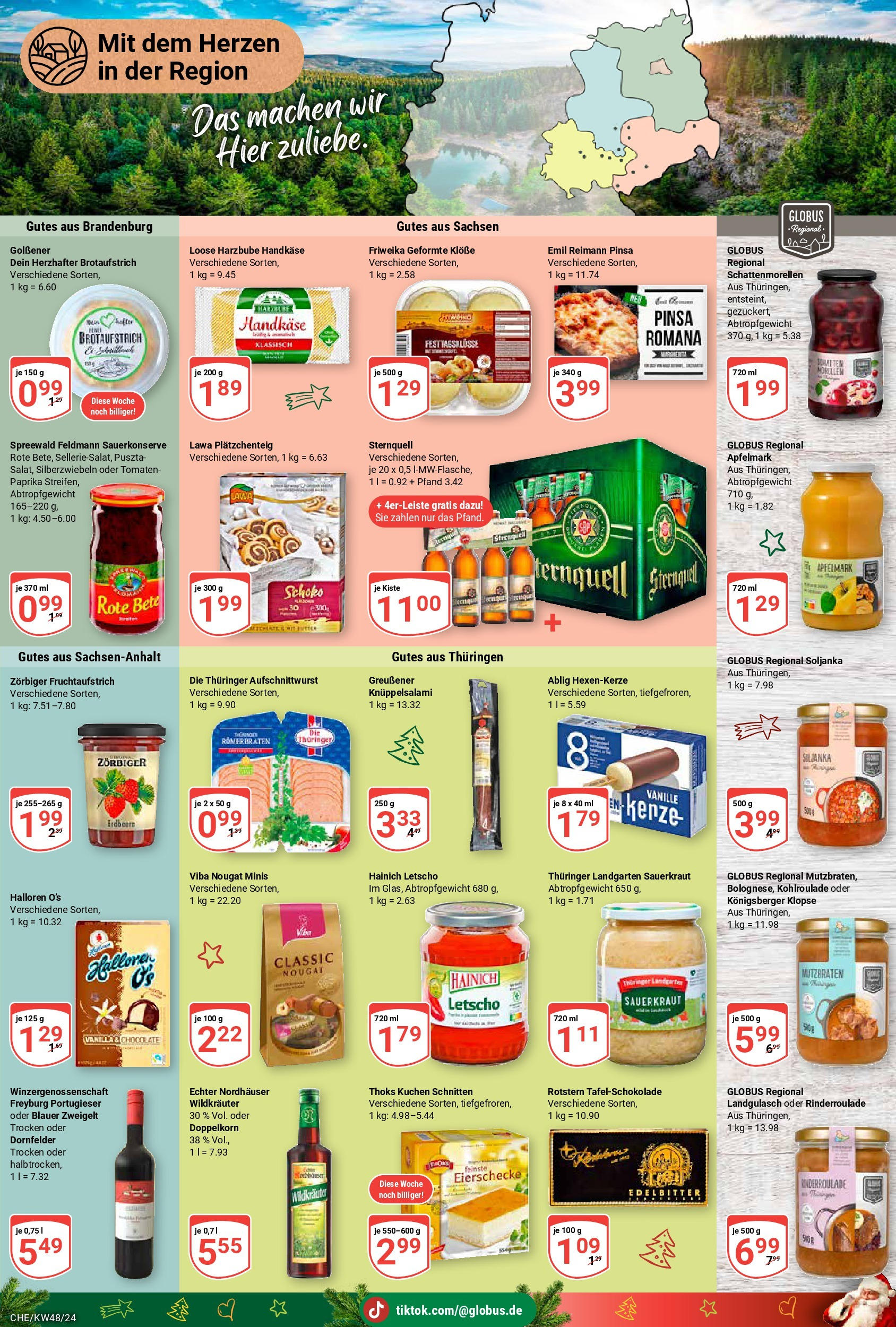 Globus - Chemnitz, Im Neefepark 3  (ab 25.11.2024) » Angebote online | Seite: 8 | Produkte: Tomaten, Paprika, Kuchen