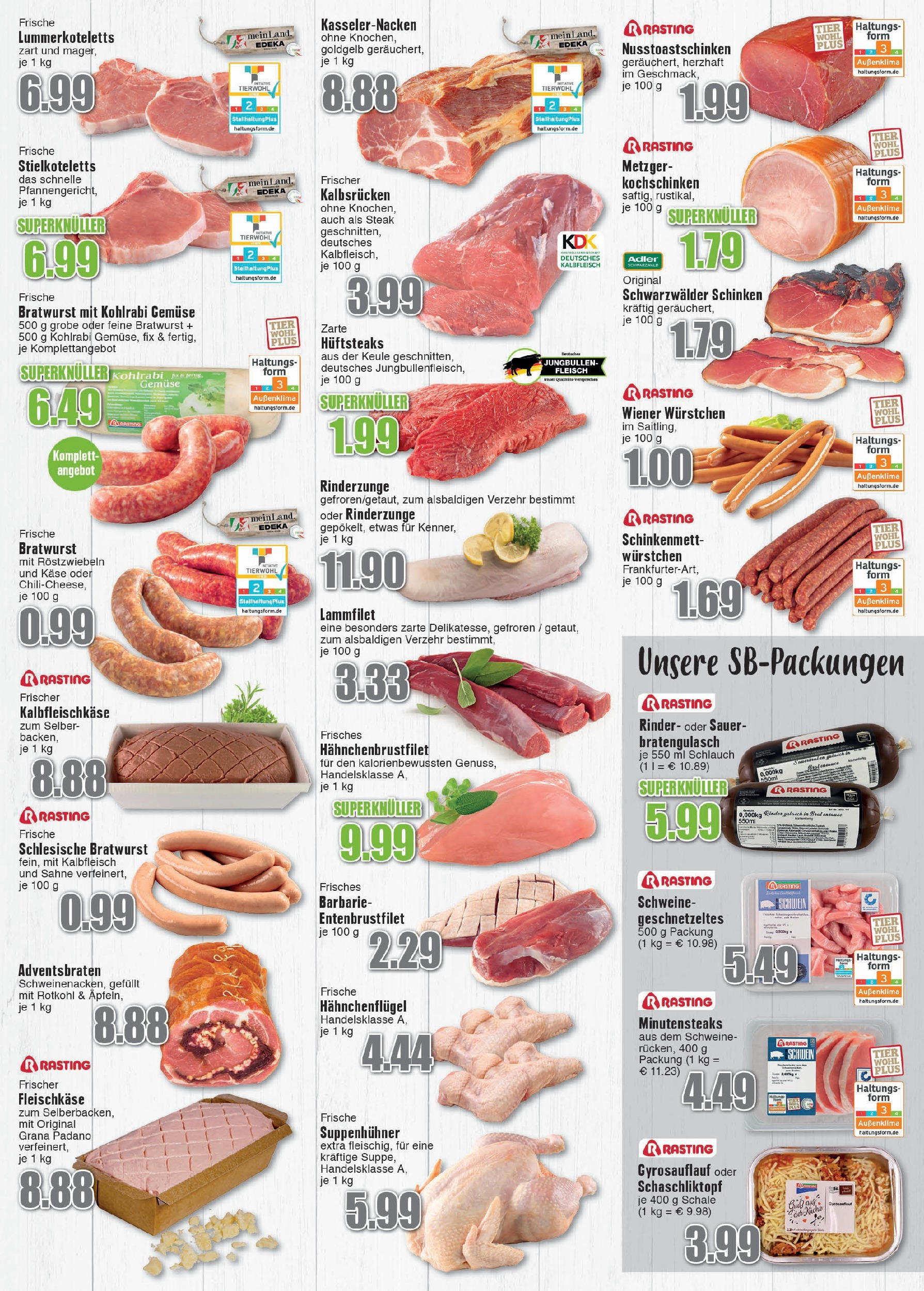 Edeka - EDEKA: Wochenangebote (ab 24.11.2024) » Angebote Online | Seite: 2 | Produkte: Wiener wurstchen, Rotkohl, Küche, Fleisch