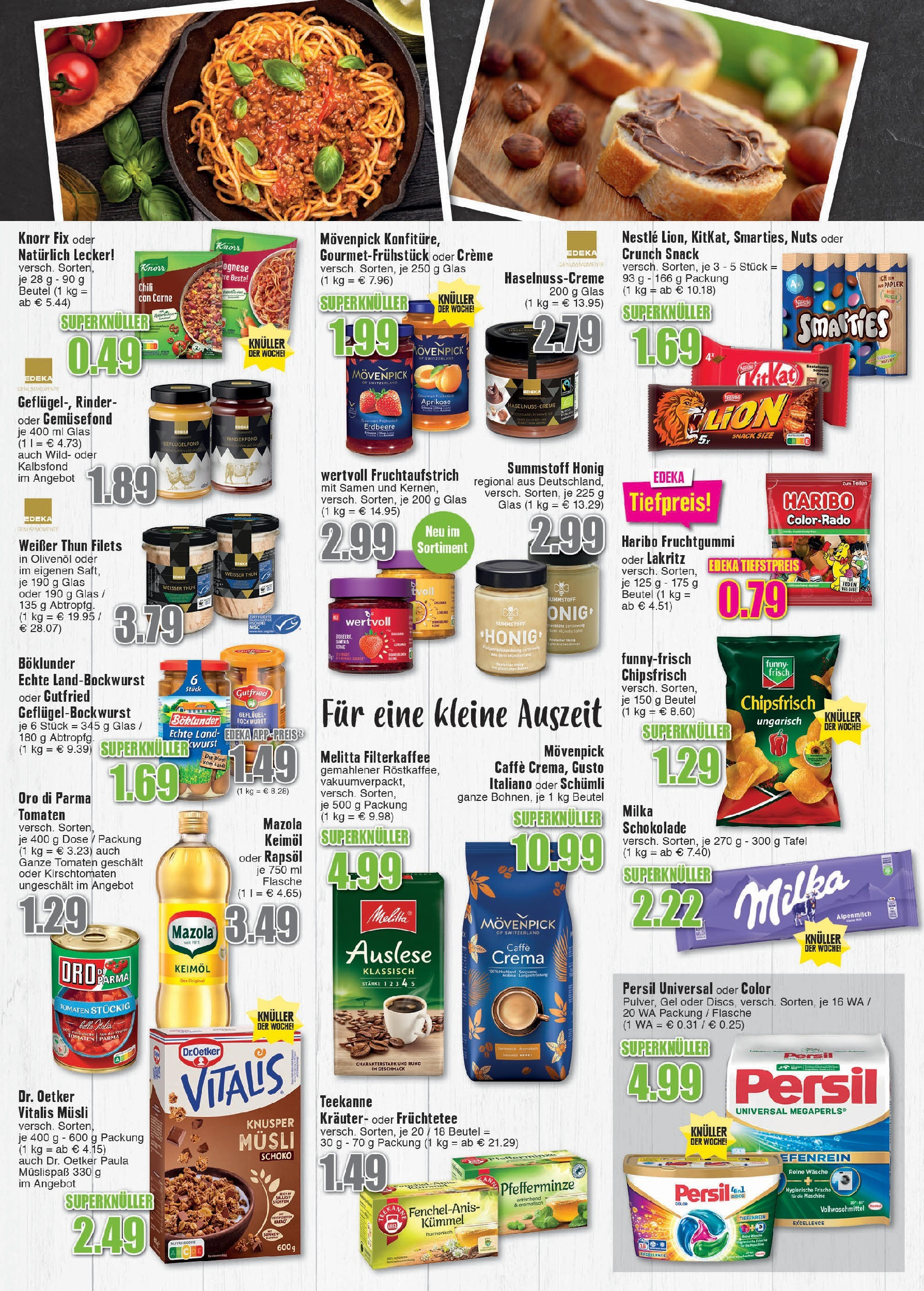 Edeka - EDEKA: Wochenangebote (ab 24.11.2024) » Angebote Online | Seite: 5 | Produkte: Musli, Knorr fix, Olivenol, Chili