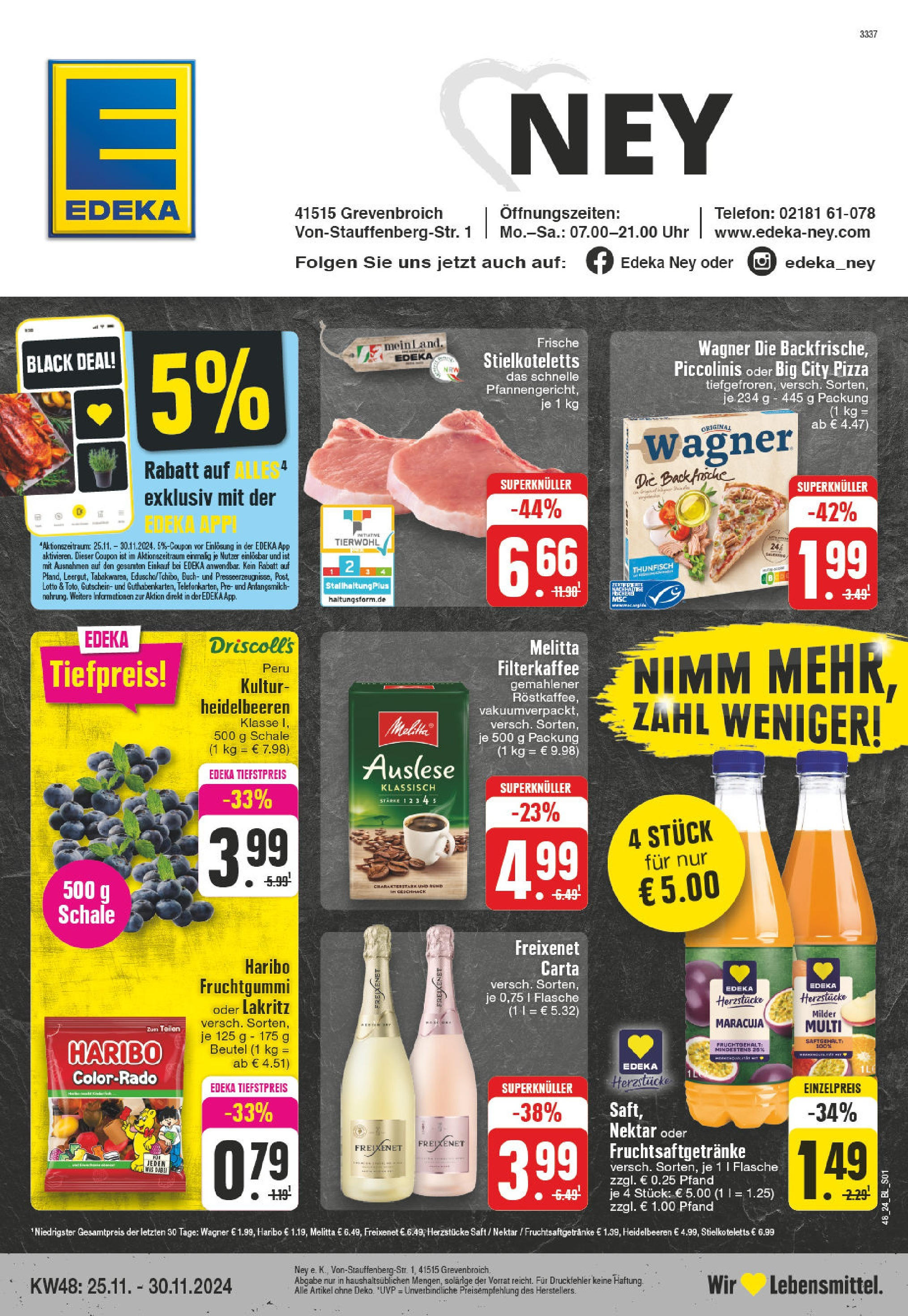 Edeka - EDEKA: Wochenangebote (ab 24.11.2024) » Angebote Online | Seite: 1 | Produkte: Thunfisch, Freixenet, Pizza, Telefon