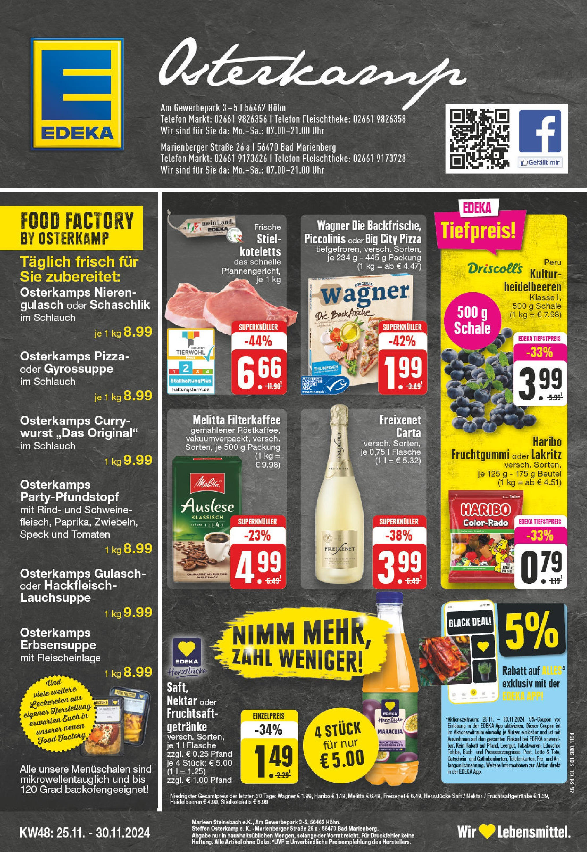 Edeka - EDEKA: Wochenangebote (ab 24.11.2024) » Angebote Online | Seite: 1 | Produkte: Freixenet, Bad, Tomaten, Piccolinis