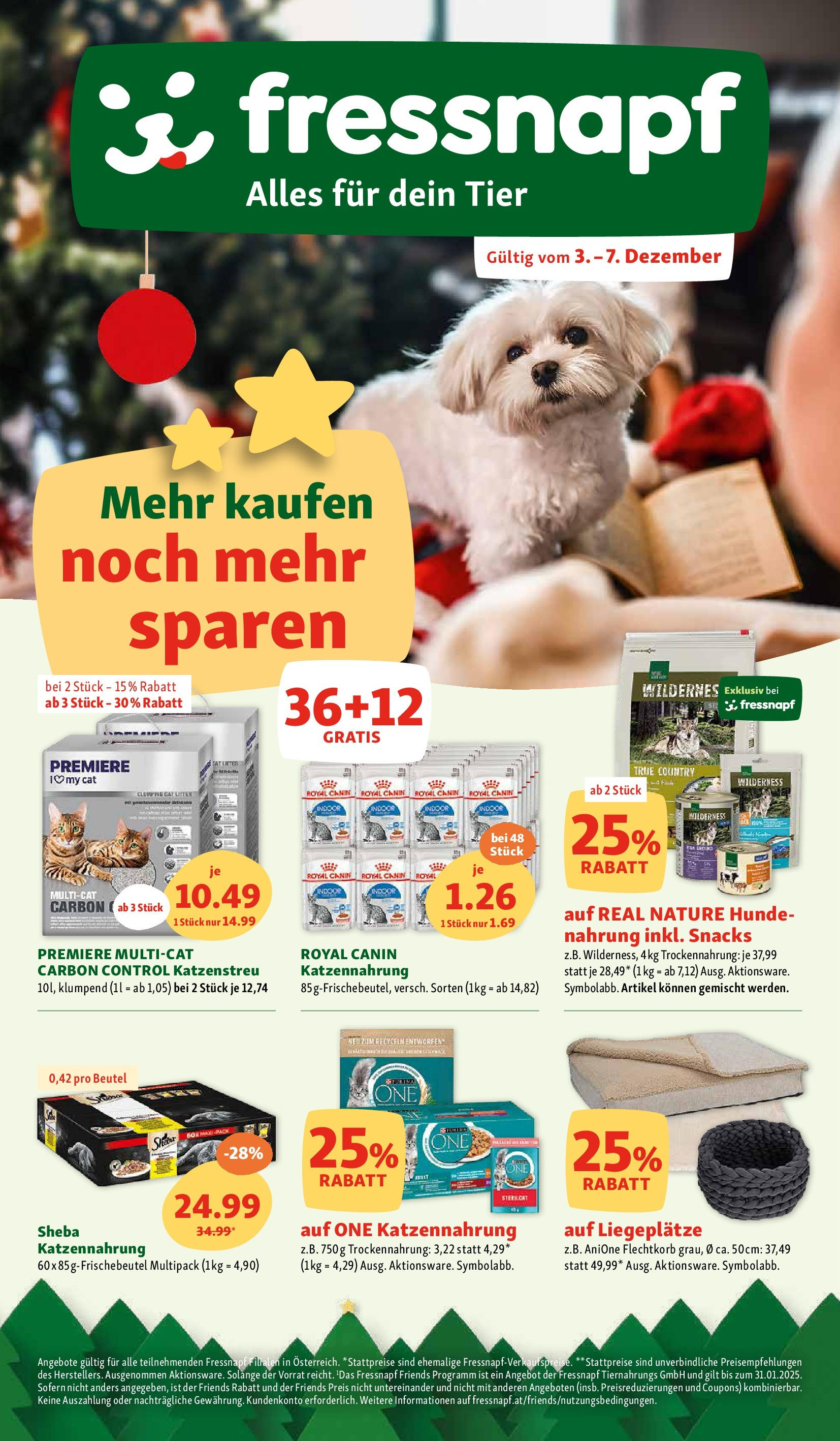 Fressnapf Flugblatt 03.12.2024 | WEIHNACHTEN | Seite: 1