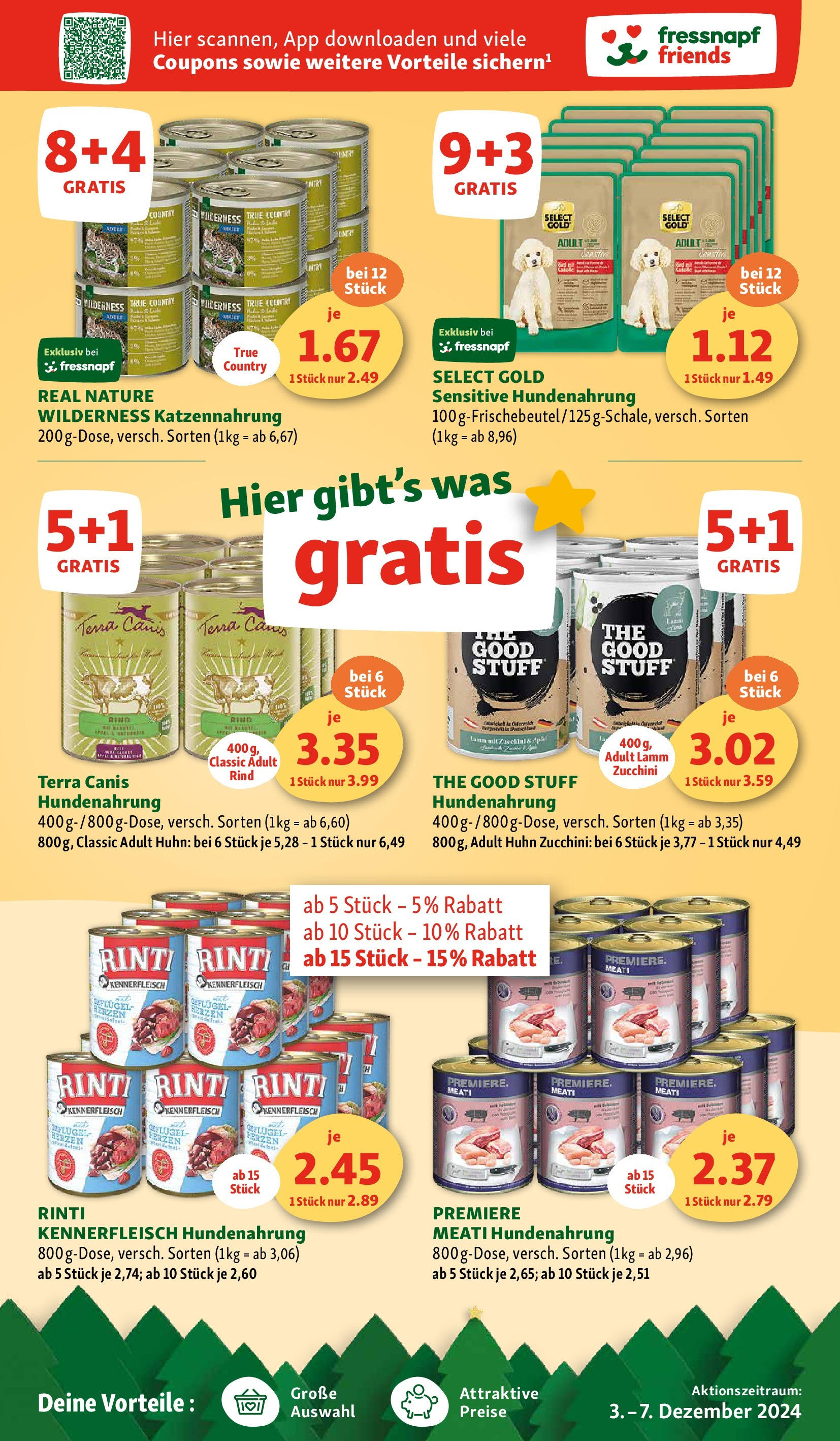 Fressnapf Flugblatt 03.12.2024 | WEIHNACHTEN | Seite: 3 | Produkte: Äpfel