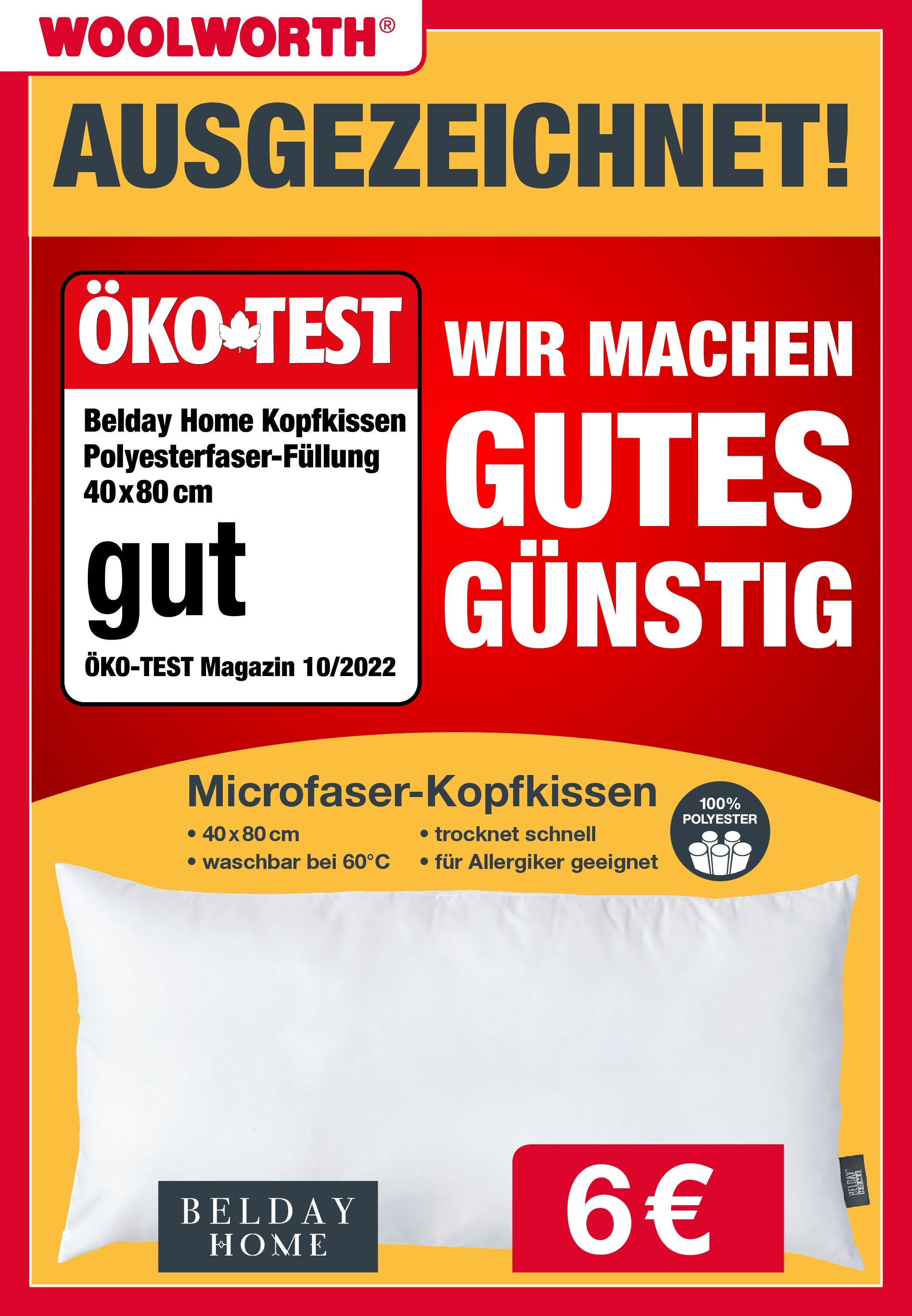 Woolworth - Herten, Ewaldstraße 142  (ab 21.11.2024) zum Blättern | Seite: 58 | Produkte: Kopfkissen