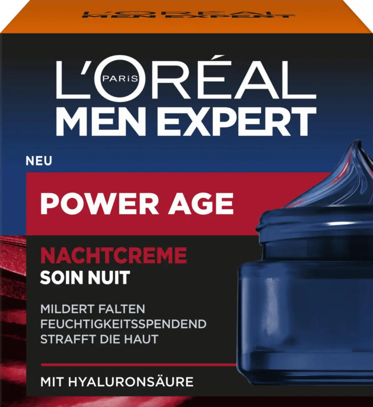 L'ORÉAL PARiS MEN EXPERT Nachtcreme Power Age