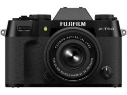 Fujifilm X-T50 Schwarz Systemkamera mit Objektiv FUJINON XC 15-45mm f3.5-5.6 OIS PZ; Systemkamera Set