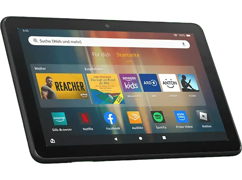 AMAZON Fire HD 8 (2024) 32GB, Zoll, 3GB RAM, mit Werbung, Schwarz; Tablet