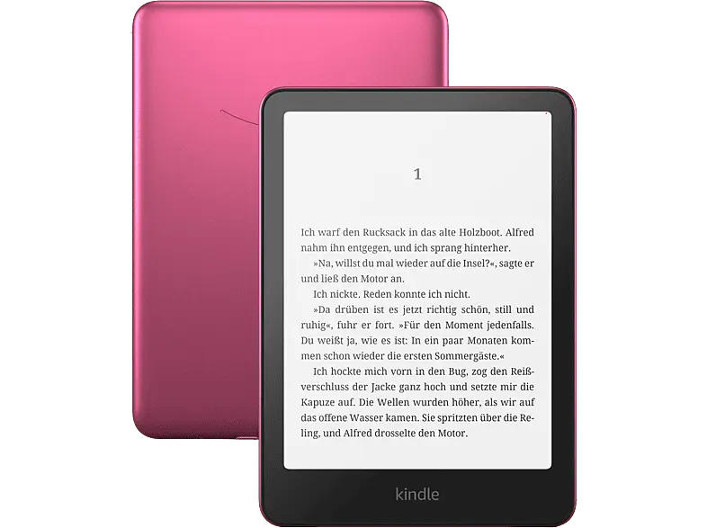 kindLE kindLE Paperwhite Signature Edition, 32GB, 2024, 7-Zoll Display, rosa metallic