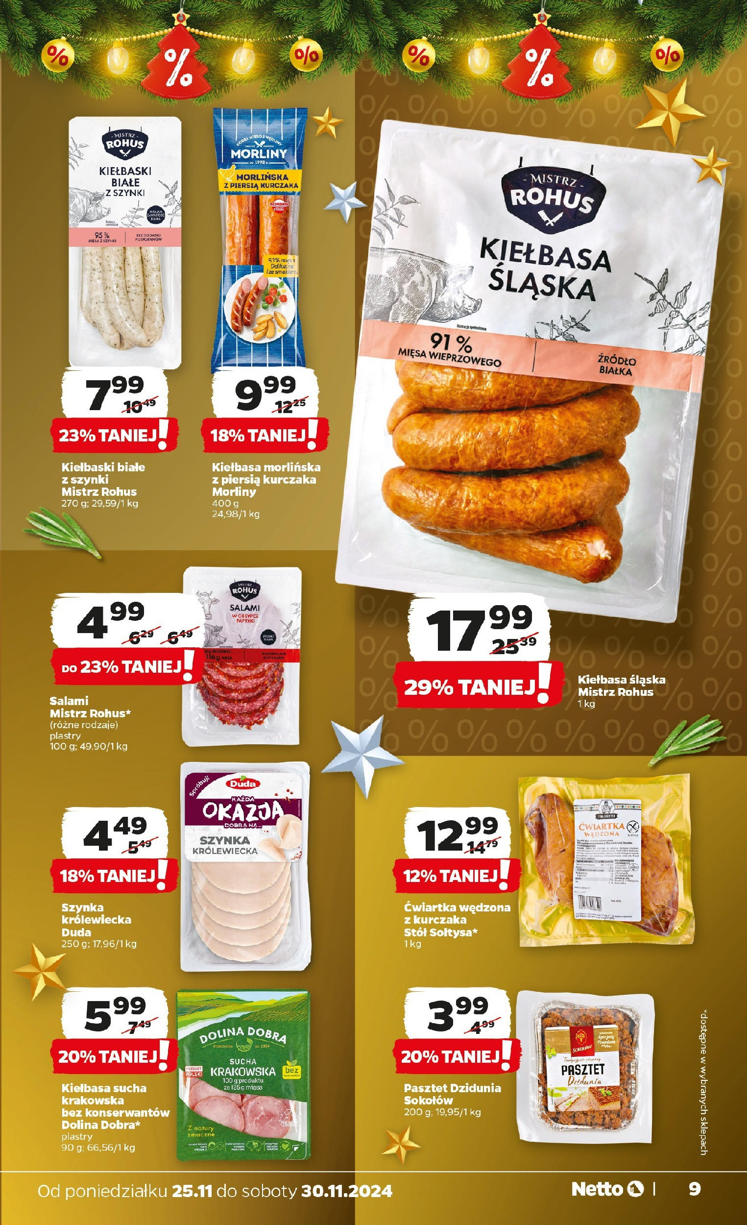 Netto - Netto gazetka do 30.11.2024 od 24.11.2024 - Aktualne promocje | Strona: 9