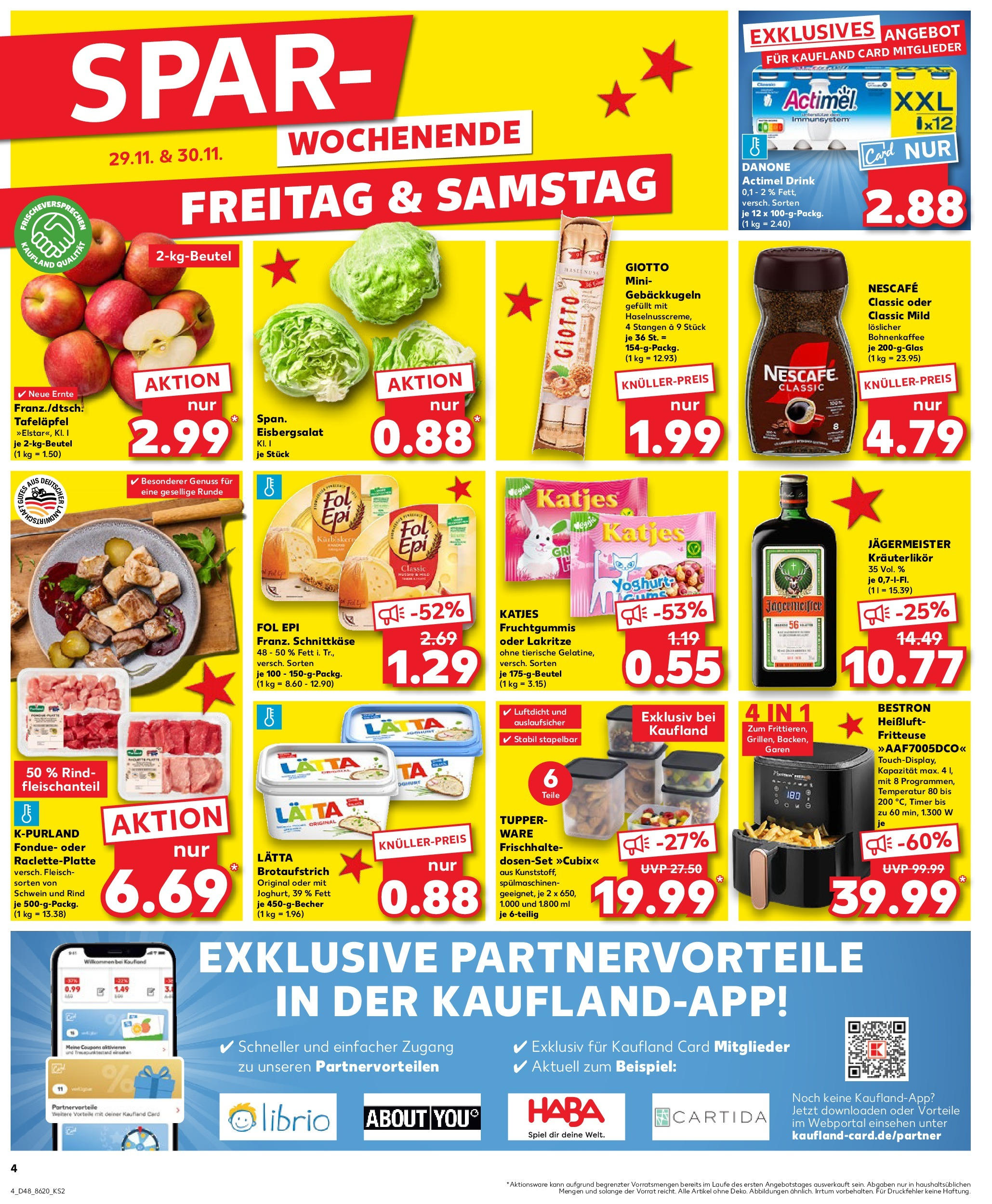 Kaufland - Der Wochenstart Bonn, Oppelner Straße 128 (ab 02.12.2024) » Angebote Online zum Blättern | Seite: 16 | Produkte: Katjes, Eisbergsalat, Jägermeister, Lätta