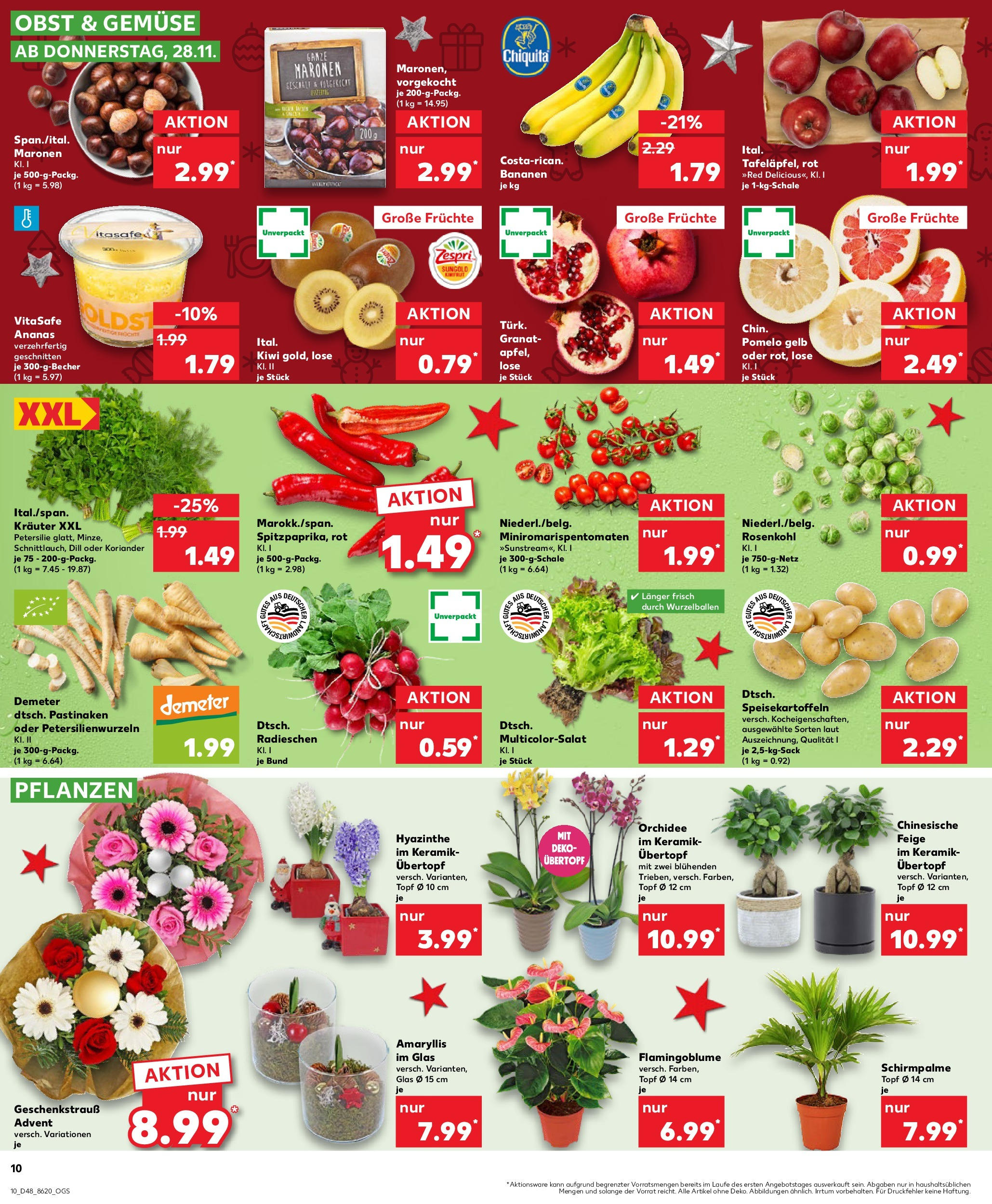 Kaufland - Der Wochenstart Bonn, Oppelner Straße 128 (ab 02.12.2024) » Angebote Online zum Blättern | Seite: 22 | Produkte: Orchidee, Ananas, Gemüse, Dill