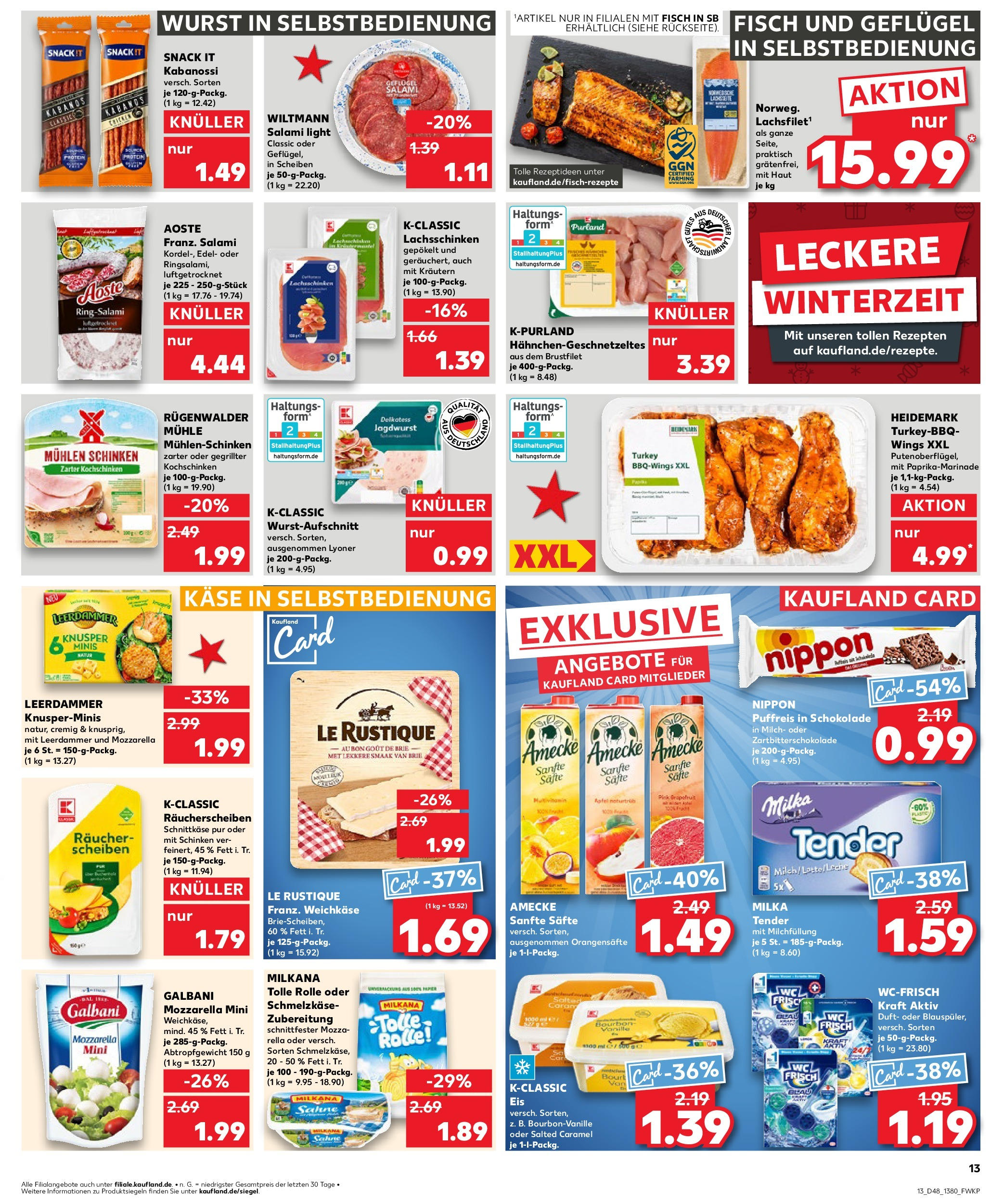 Kaufland - Der Wochenstart Bonn, Oppelner Straße 128 (ab 02.12.2024) » Angebote Online zum Blättern | Seite: 25 | Produkte: Käse, Duft, Leerdammer, Bourbon