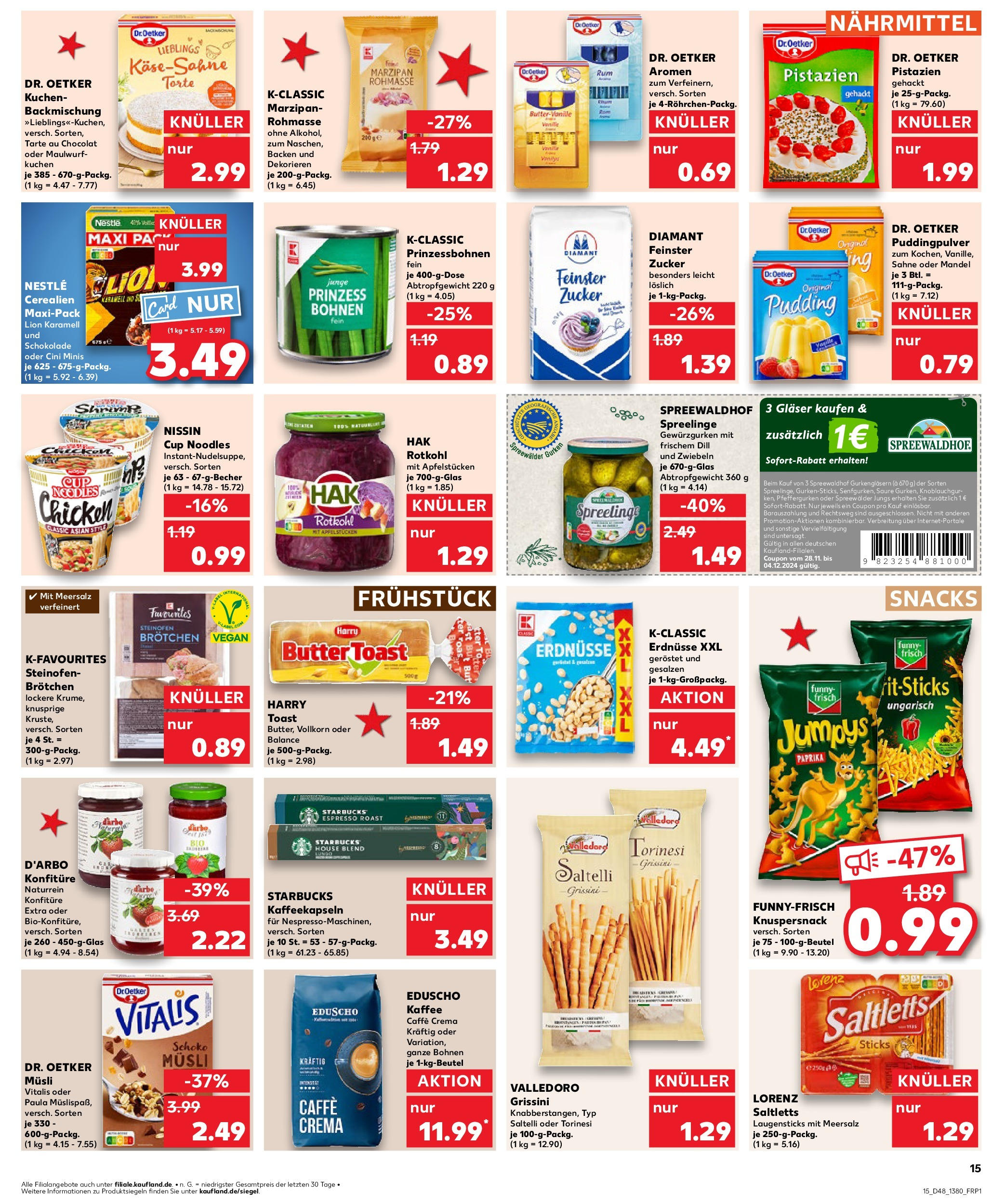 Kaufland - Der Wochenstart Bonn, Oppelner Straße 128 (ab 02.12.2024) » Angebote Online zum Blättern | Seite: 27 | Produkte: Kaffee, Toast, Schokolade, Kuchen