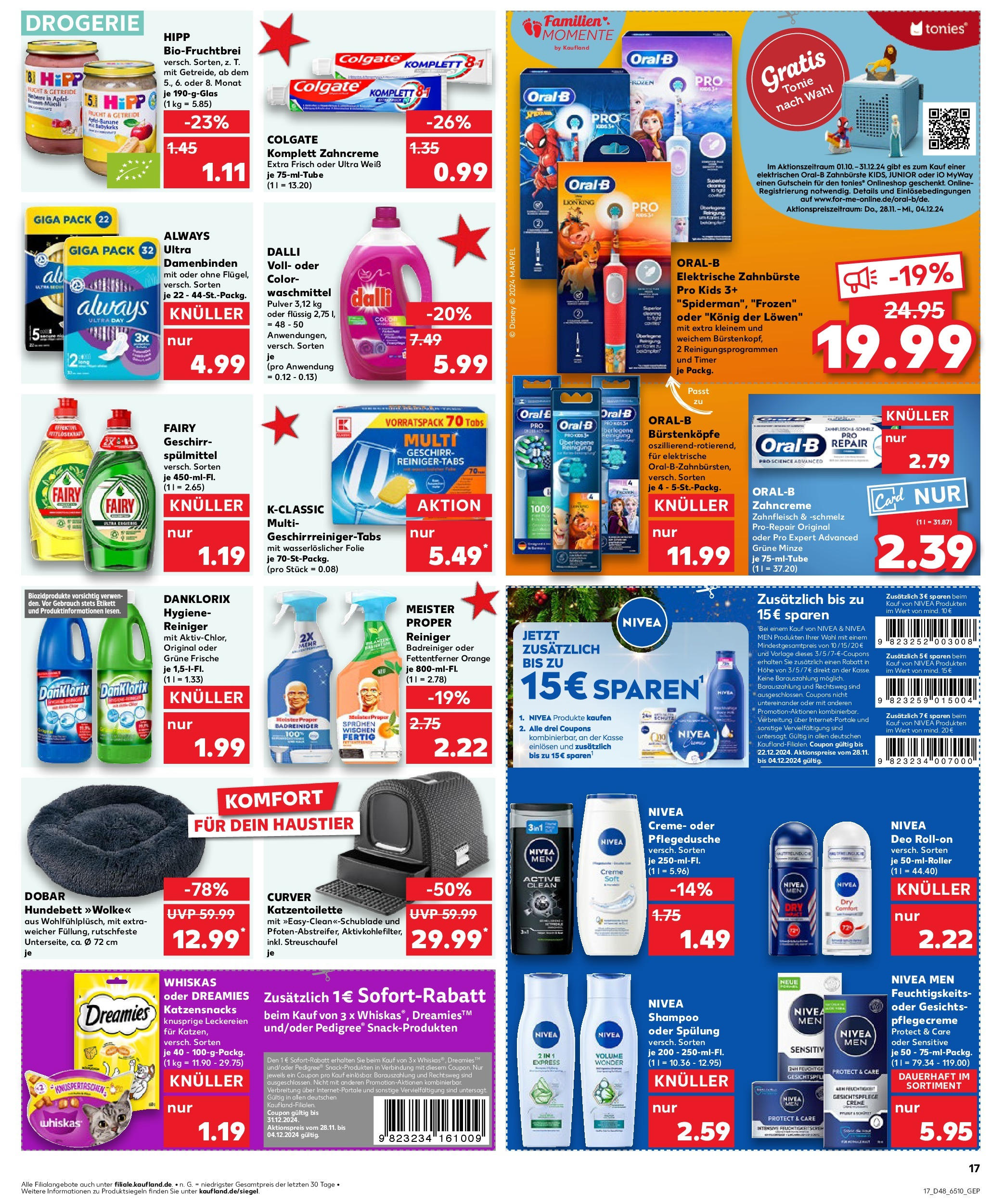 Kaufland - Der Wochenstart Bonn, Oppelner Straße 128 (ab 02.12.2024) » Angebote Online zum Blättern | Seite: 29 | Produkte: Äpfel, Shampoo, Waschmittel, Pedigree