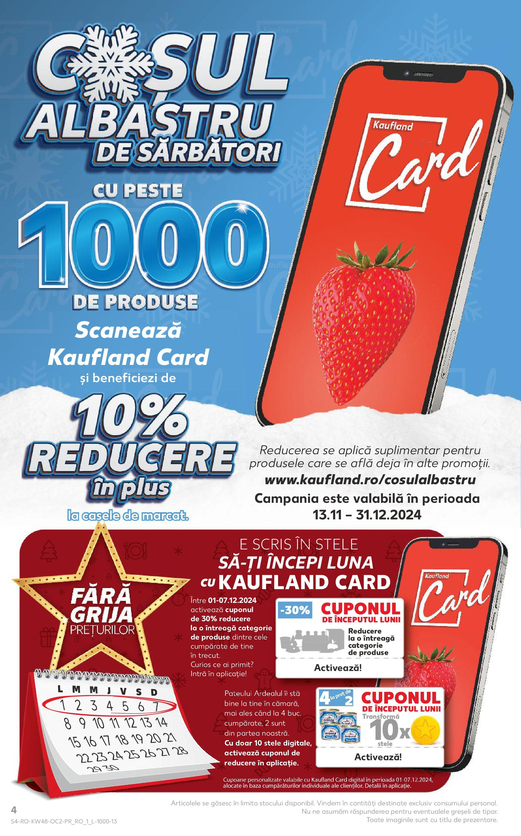 Kaufland - Catalog Kaufland până în data de 01.12.2024 26.11.2024 - Revista si Oferta | Pagină: 4 | Produse: Pește