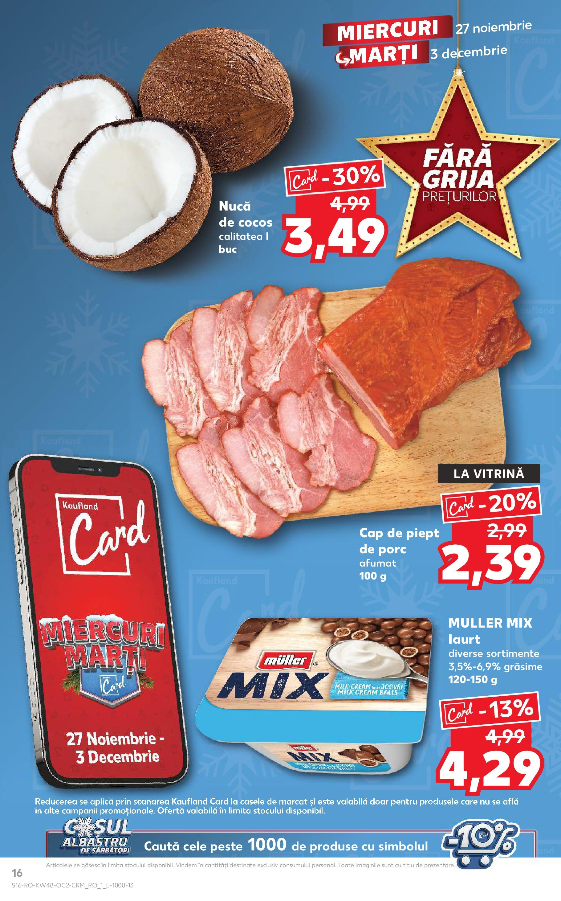 Kaufland - Catalog Kaufland până în data de 01.12.2024 26.11.2024 - Revista si Oferta | Pagină: 16 | Produse: Vitrină, Pește