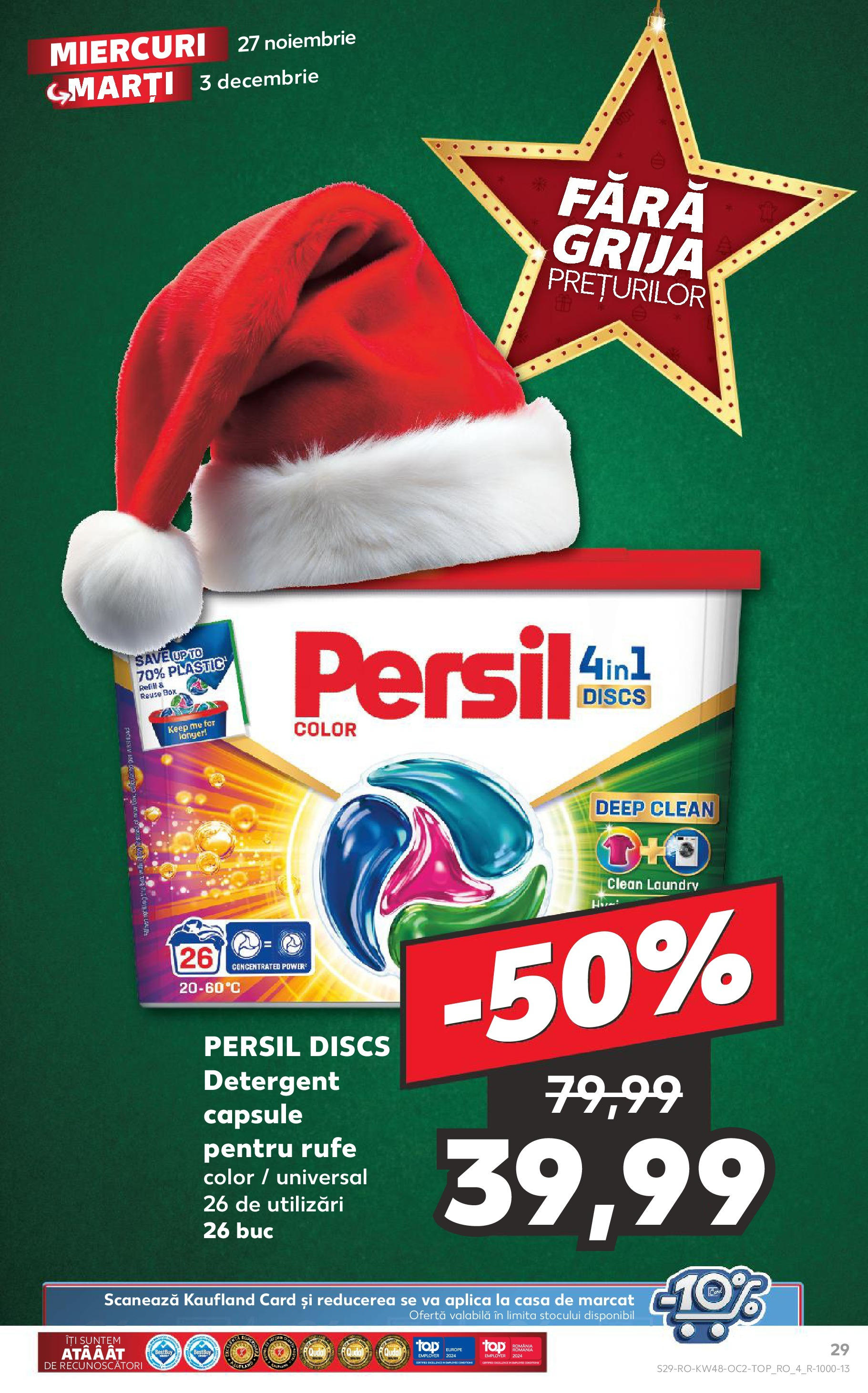 Kaufland - Catalog Kaufland până în data de 01.12.2024 26.11.2024 - Revista si Oferta | Pagină: 29 | Produse: Detergent