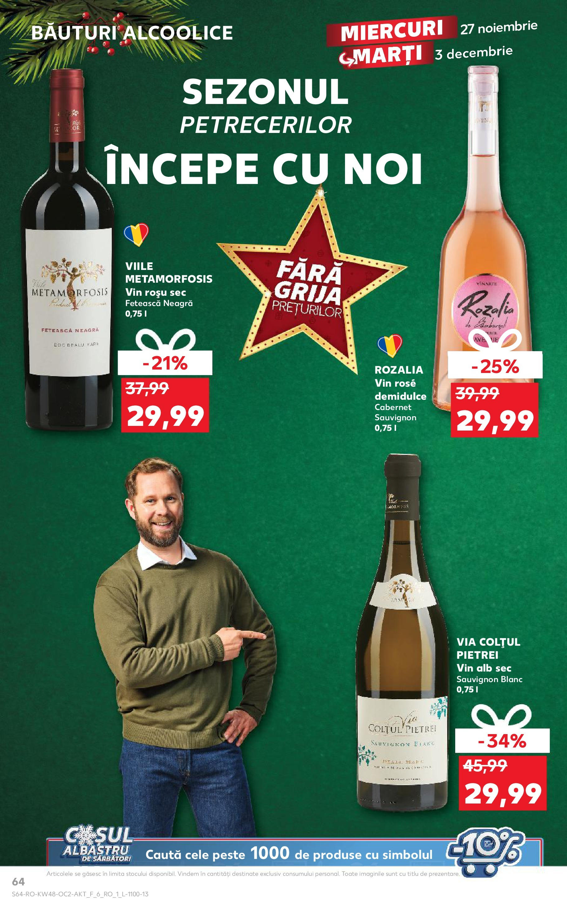 Kaufland - Catalog Kaufland până în data de 01.12.2024 26.11.2024 - Revista si Oferta | Pagină: 64