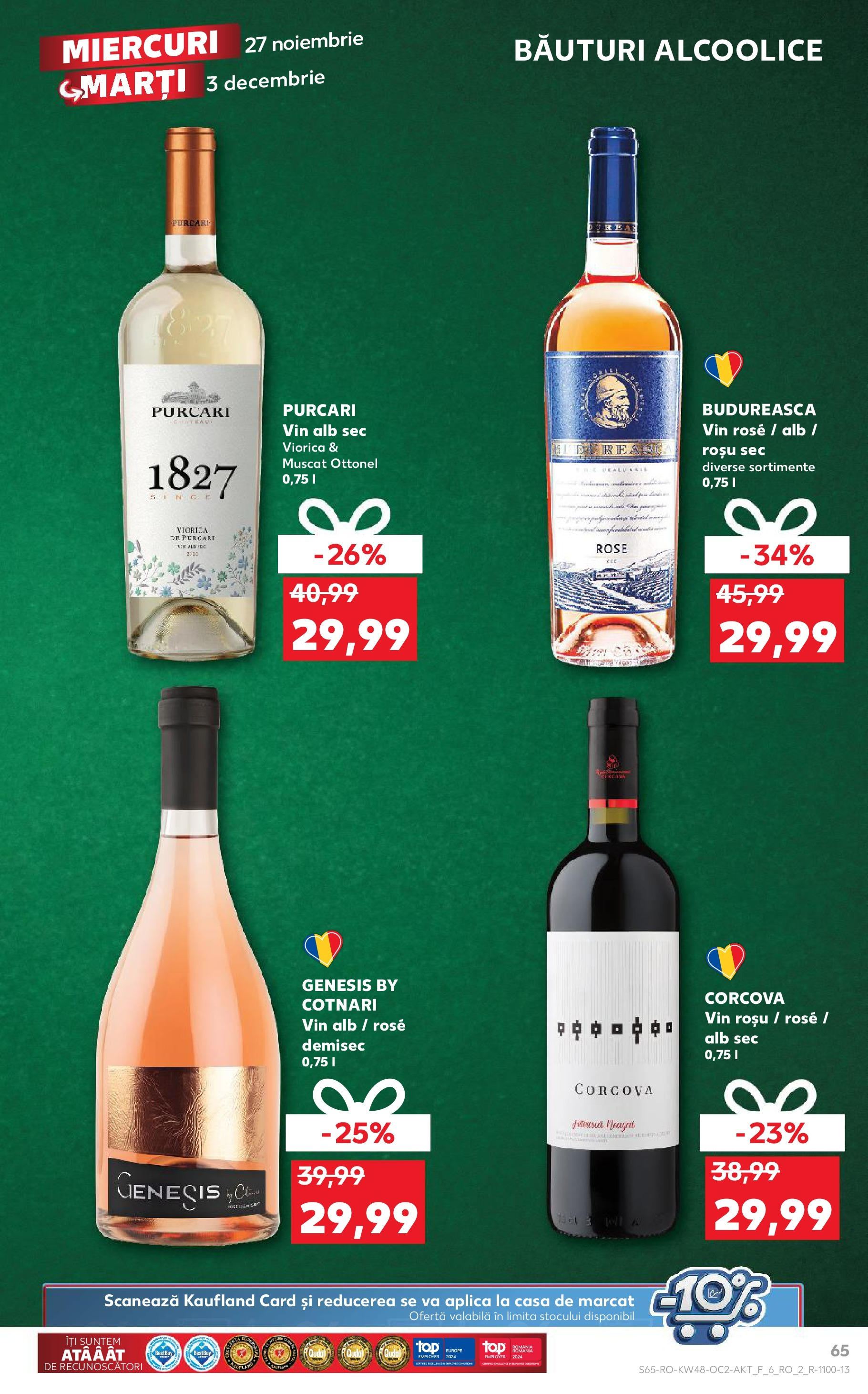 Kaufland - Catalog Kaufland până în data de 01.12.2024 26.11.2024 - Revista si Oferta | Pagină: 65