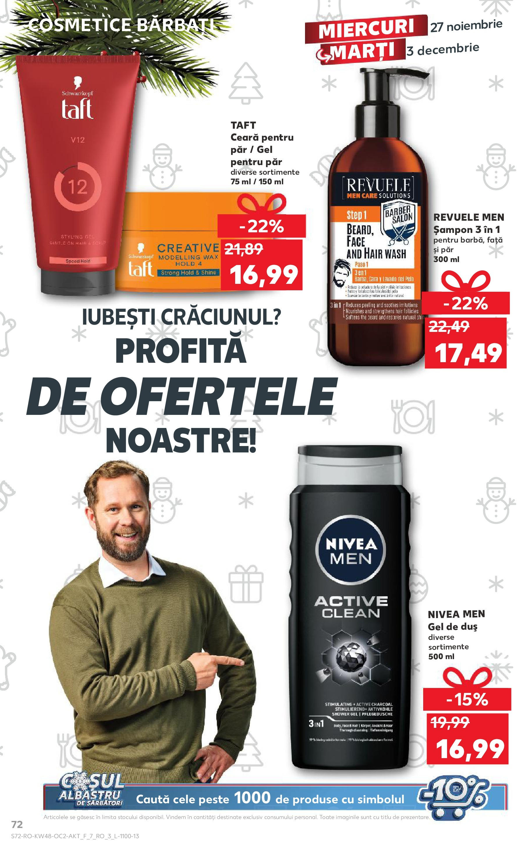 Kaufland - Catalog Kaufland până în data de 01.12.2024 26.11.2024 - Revista si Oferta | Pagină: 72 | Produse: Șampon, Peeling, Pește, Gel pentru păr