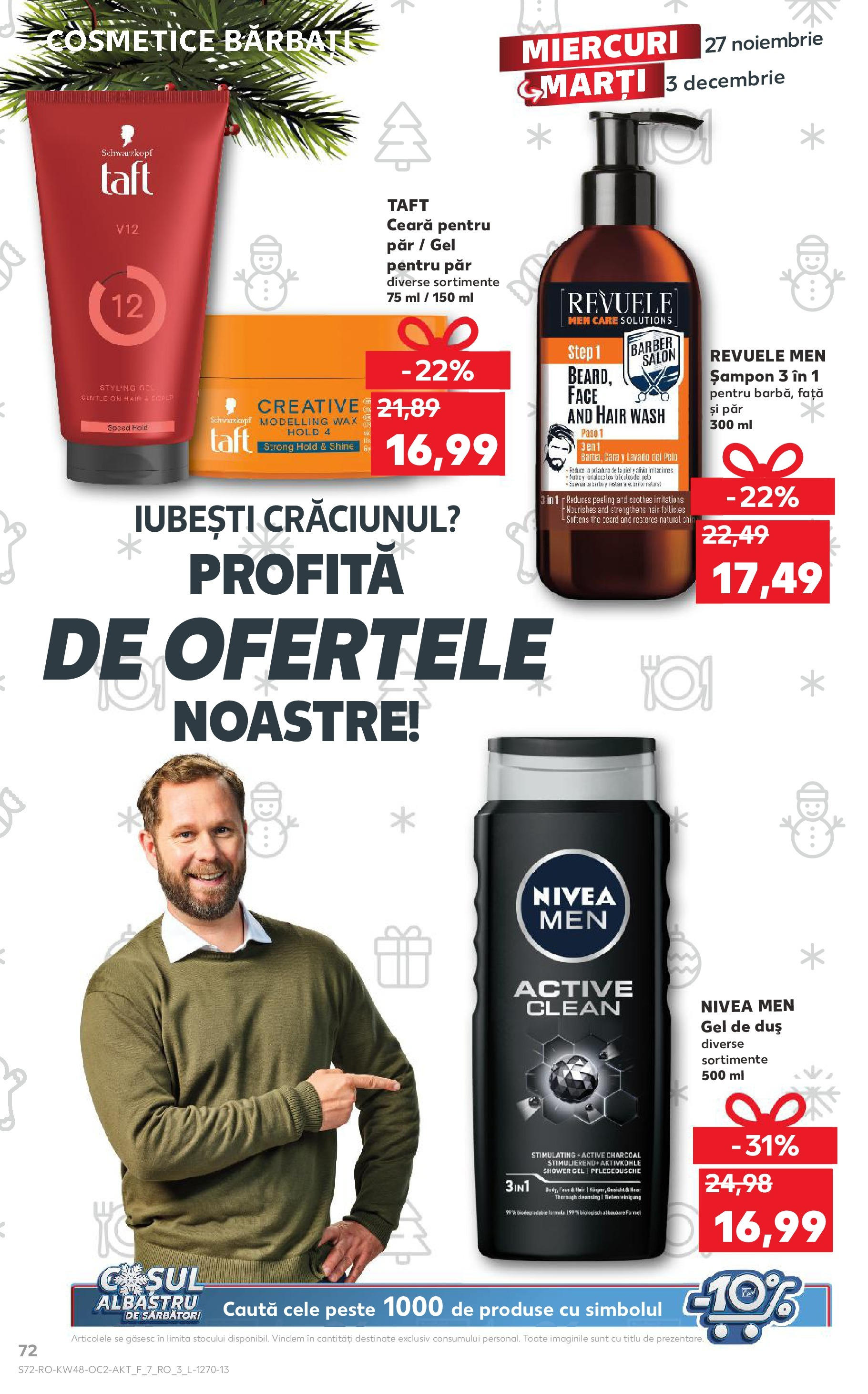 Kaufland - Catalog Kaufland până în data de 01.12.2024 26.11.2024 - Revista si Oferta | Pagină: 72 | Produse: Duș, Gel de duș, Pește, Gel pentru păr