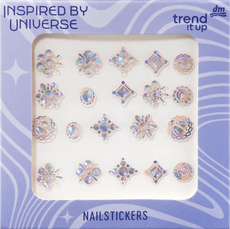 trend !t up Nailsticker Inspired by universe 3D