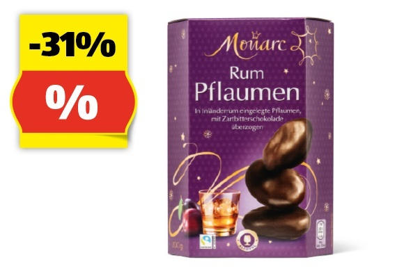 MONARC Alkoholische Früchte schokoliert, 200 g