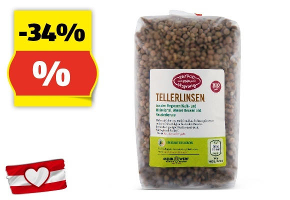 ZURÜCK ZUM URSPRUNG BIO-Hülsenfrüchte, 600 g/500 g