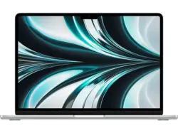 APPLE MacBook Air Notebook 13,6 Zoll, APPLE M2 Chip (8‑Core CPU mit 4 Performance-Kernen und Effizienz-Kernen, 8-Core GPU), 16 GB RAM, 256 SSD, macOS, M2, Silber