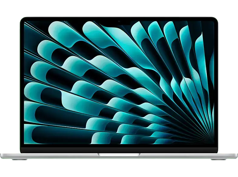 APPLE MacBook Air Notebook 13,6 Zoll, APPLE M3 Chip (8 Core CPU mit 4 Performance-Kernen und Effizienz-Kernen), 16 GB RAM, 256 SSD, macOS, M3, Silber