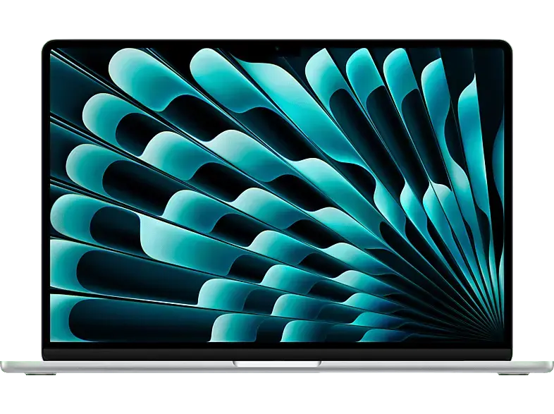 APPLE MacBook Air Notebook 15,3 Zoll, M3 Chip (8-Core CPU mit 4 Performance-Kernen und Effizienz-Kernen), 16 GB RAM, 256 GB, macOS, M3, Silber