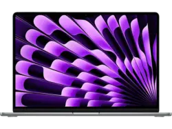 APPLE MacBook Air Notebook 15,3 Zoll, M3 Chip (8-Core CPU mit 4 Performance-Kernen und Effizienz-Kernen), 16 GB RAM, 256 GB, macOS, M3, Space Grau