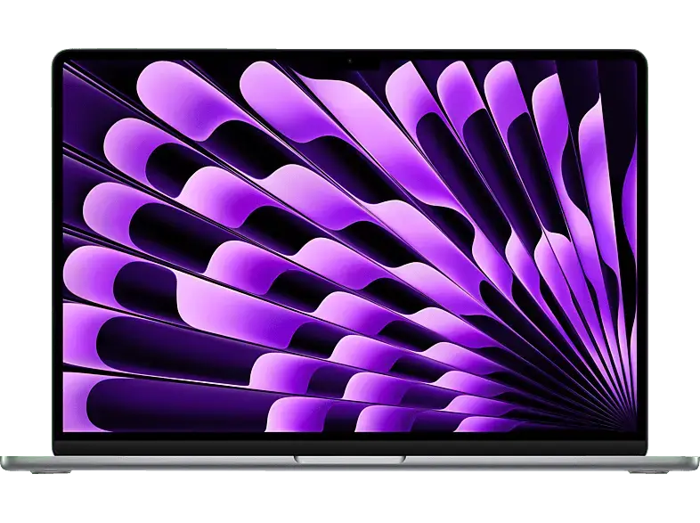 APPLE MacBook Air Notebook 15,3 Zoll, M3 Chip (8-Core CPU mit 4 Performance-Kernen und Effizienz-Kernen), 16 GB RAM, 256 GB, macOS, M3, Space Grau