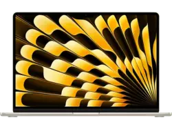 APPLE MacBook Air Notebook 15,3 Zoll, M3 Chip (8-Core CPU mit 4 Performance-Kernen und Effizienz-Kernen), 16 GB RAM, 256 GB, macOS, M3, Polarstern